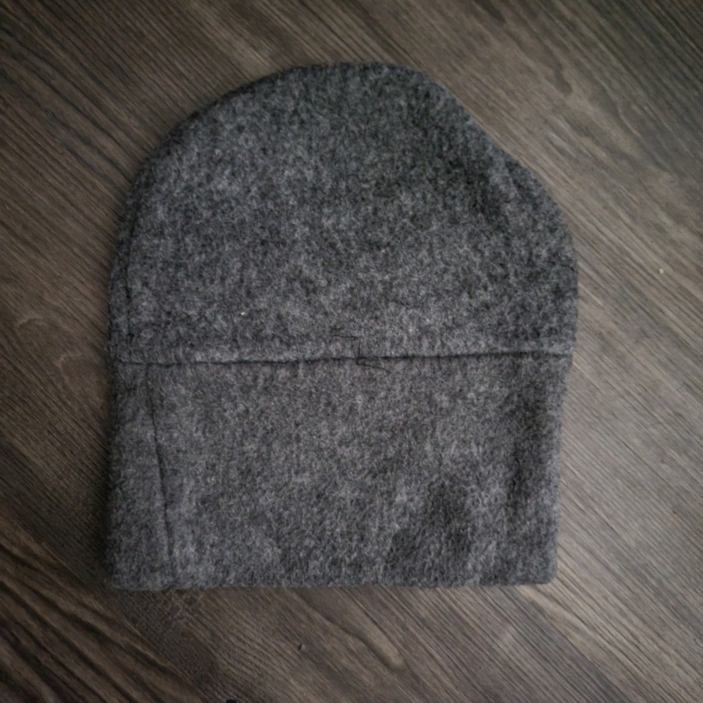 Gray Wool Beanie